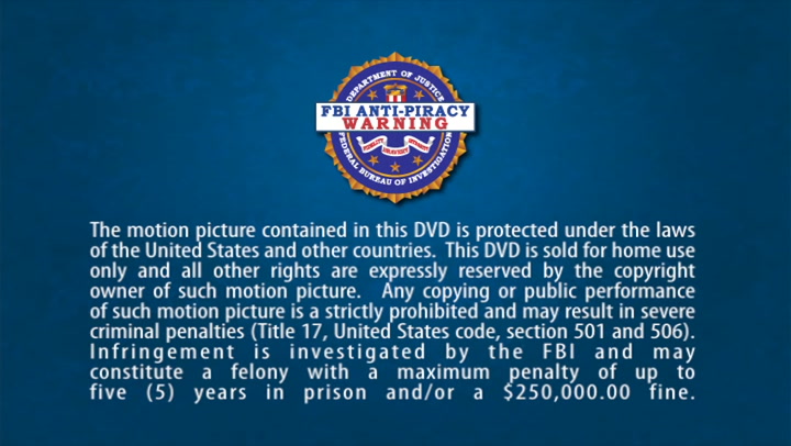 FBI Anti-Piracy Warning